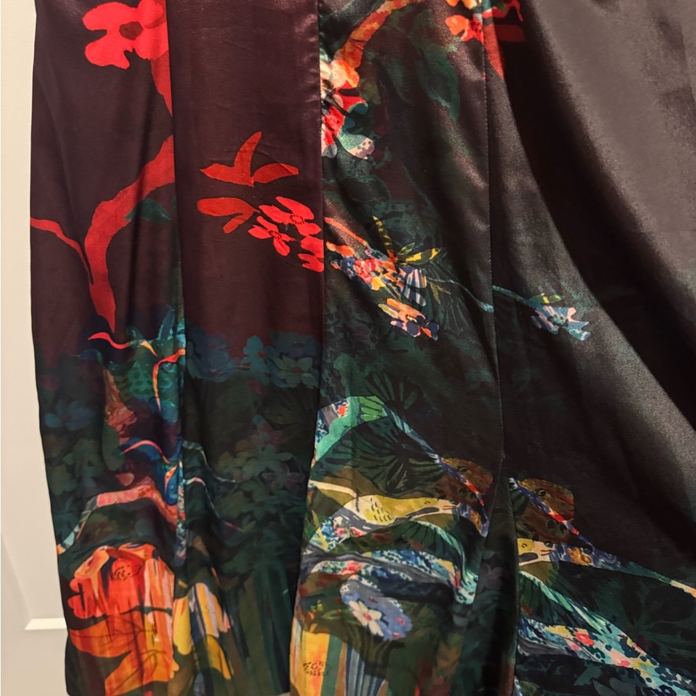 Anthropology Black and Red Floral Dress - Picture 5 of 12